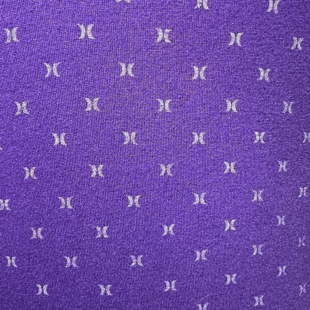 Women's Hurley Graphic Long Sleeve Tee | Purple | Size Small | Scoop Neck Top - Picture 8 of 10